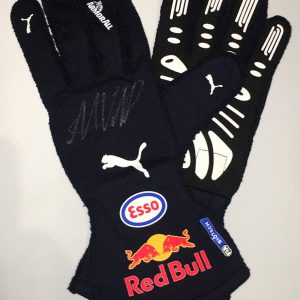 2021 Max Verstappen Red Bull Racing original signed gloves