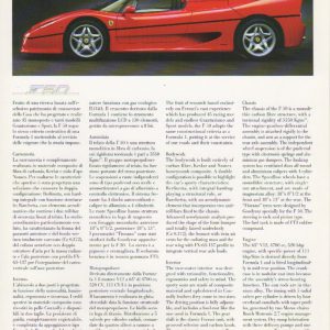 1995 Ferrari full range factory press kit - NA