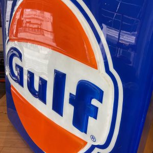 1980s Gulf Oil dealer sign