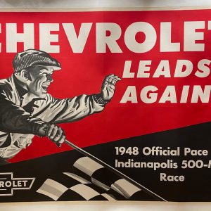 1948 Chevrolet Indy Pace car poster