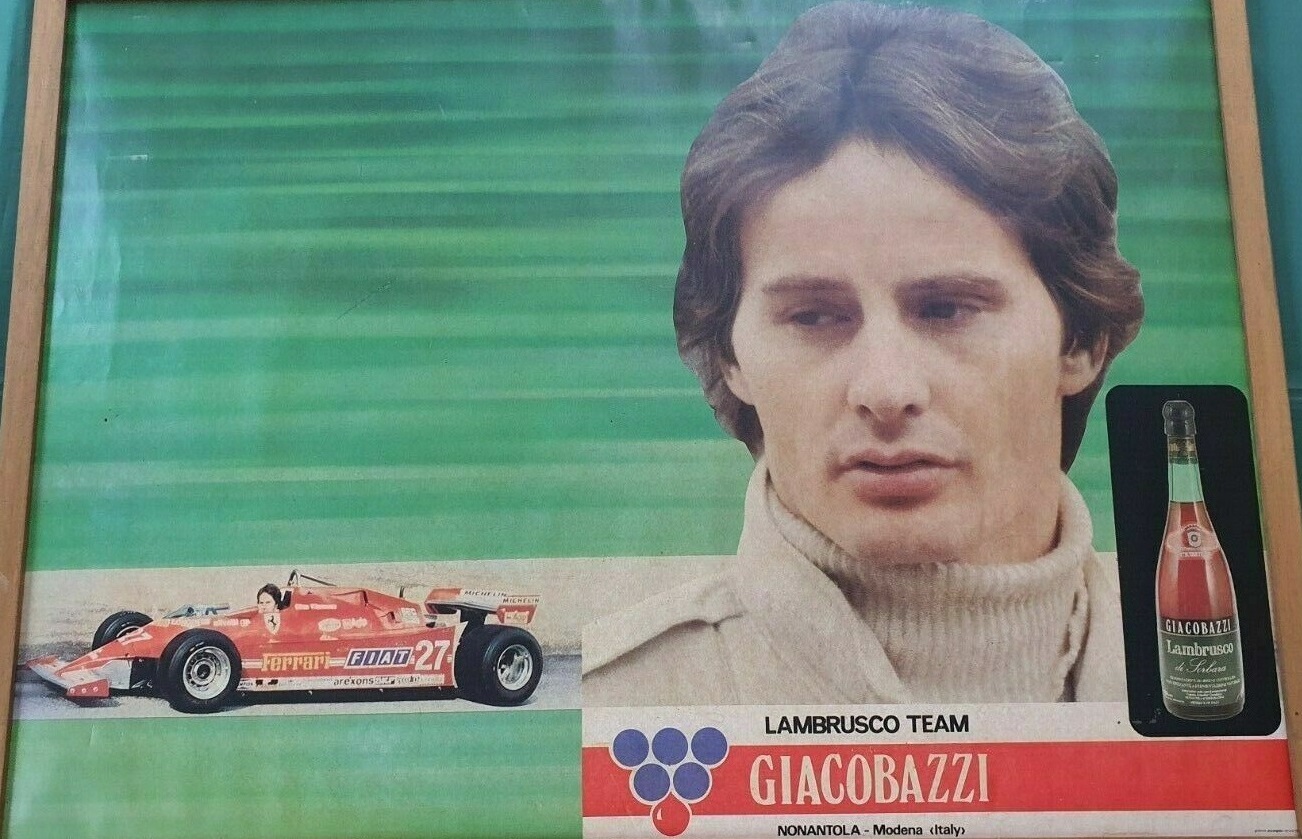 POSTER STORY AUTOSPRINT (1982-2012) - G.VILLENEUVE Ferrari F1 312 T4