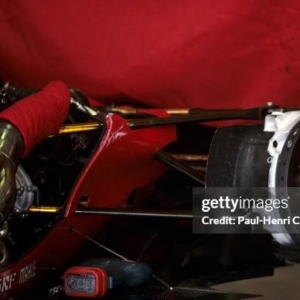 Ferrari F1-2000, Grand Prix of Hungary, Hungaroring, 13 August 2000. Ferrari Tipo 049 V10. (Photo by Paul-Henri Cahier/Getty Images)