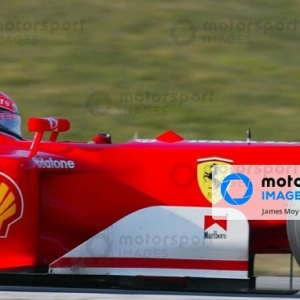 Michael Schumacher (GER) Ferrari F2003-GA 
Formula One Testing, 17 - 19 February 2003, Imola, Italy.
DIGITAL IMAGE.